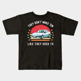 Retro 80s Vintage Car Kids T-Shirt